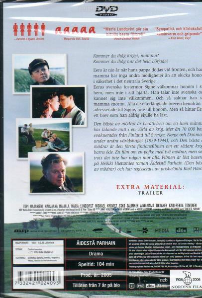 DVD SWEDISH Den Bästa Av Mödrar Michael Nyqvist NEW